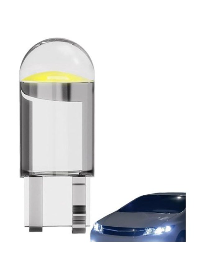 5W LED Parking Light, 2 PCs, Universal Glass Enclosed, Super Bright, for Car, Bike, Motorcycle (White) - Image 1